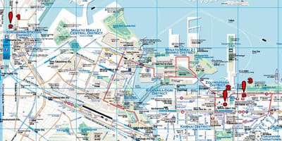Yokohama caminar mapa