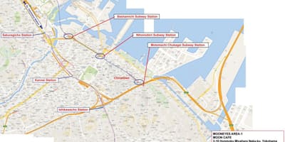 Mapa de pacifico Yokohama