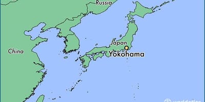 Mapa de Yokohama